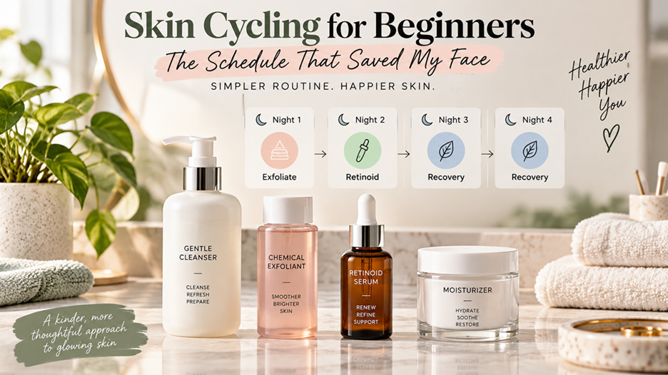 Skin Cycling for Beginners: The Schedule That Saved My Face