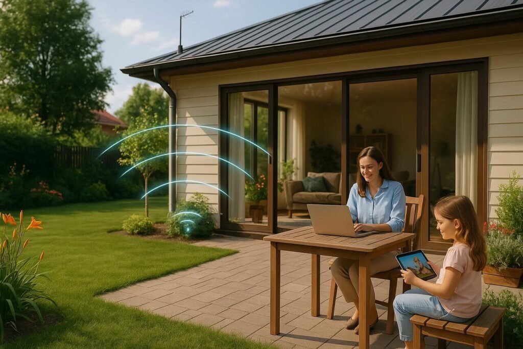 How to Extend Wi-Fi Range to an Outdoor Patio or Garage