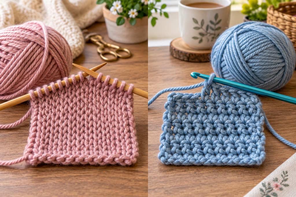 Knitting vs. Crochet